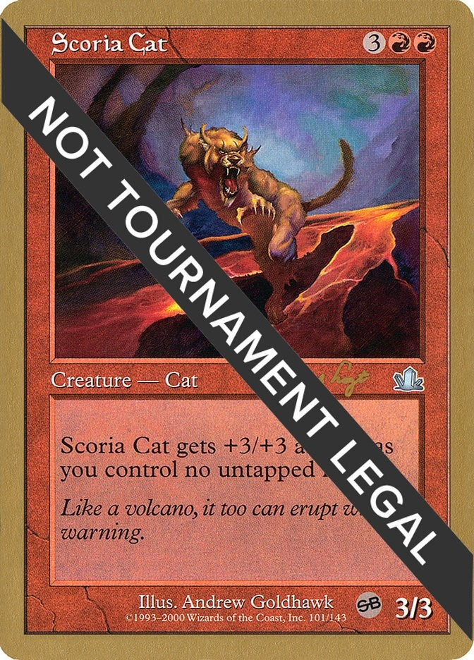 Image for Scoria Cat - 2001 Tom van de Logt (PCY) (SB) [World Championship Decks]