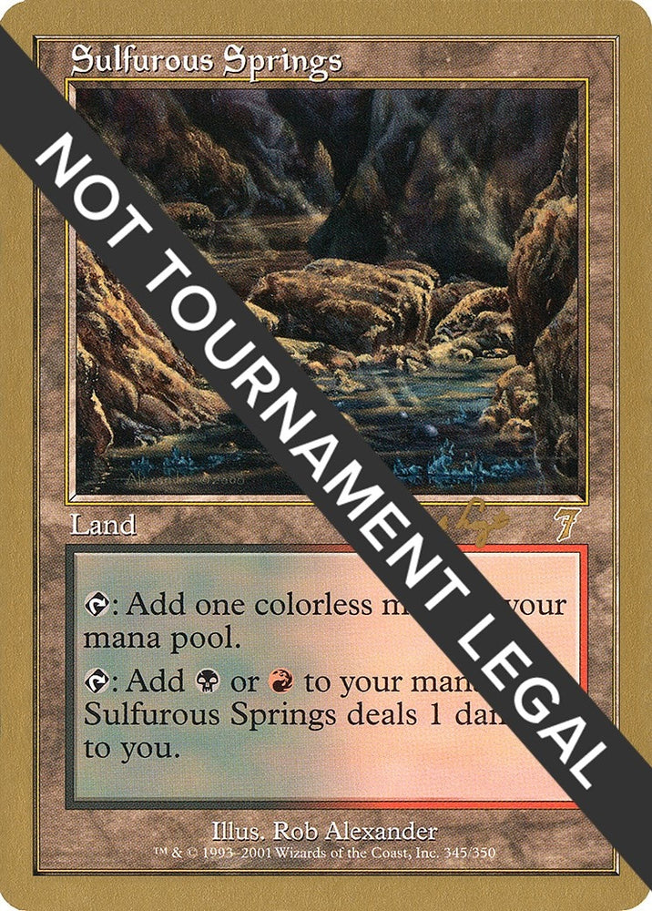 Image for Sulfurous Springs - 2001 Tom van de Logt (7ED) - Magic: The Gathering