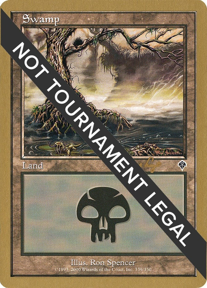 Image for Swamp (339) - 2001 Tom van de Logt (INV) [World Championship Decks]