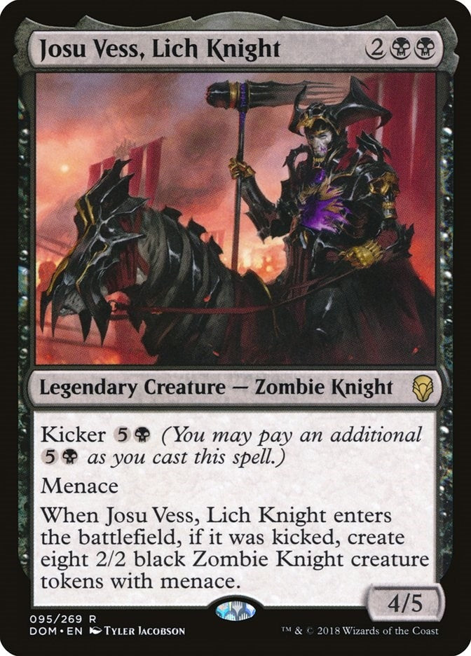 Image for Josu Vess, Lich Knight (95) [Dominaria]