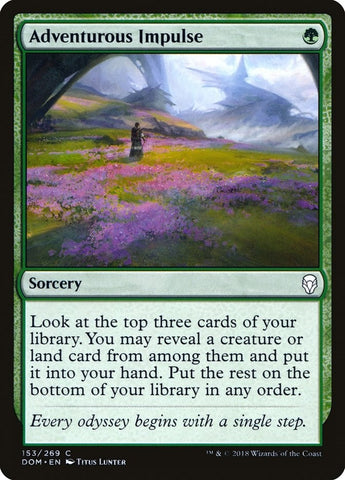 Image for Adventurous Impulse (153) [Dominaria]