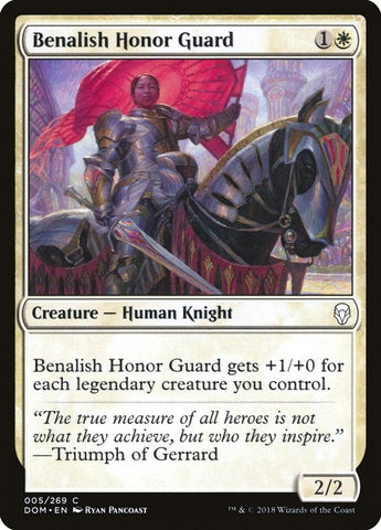 Image for Benalish Honor Guard (5) [Dominaria]