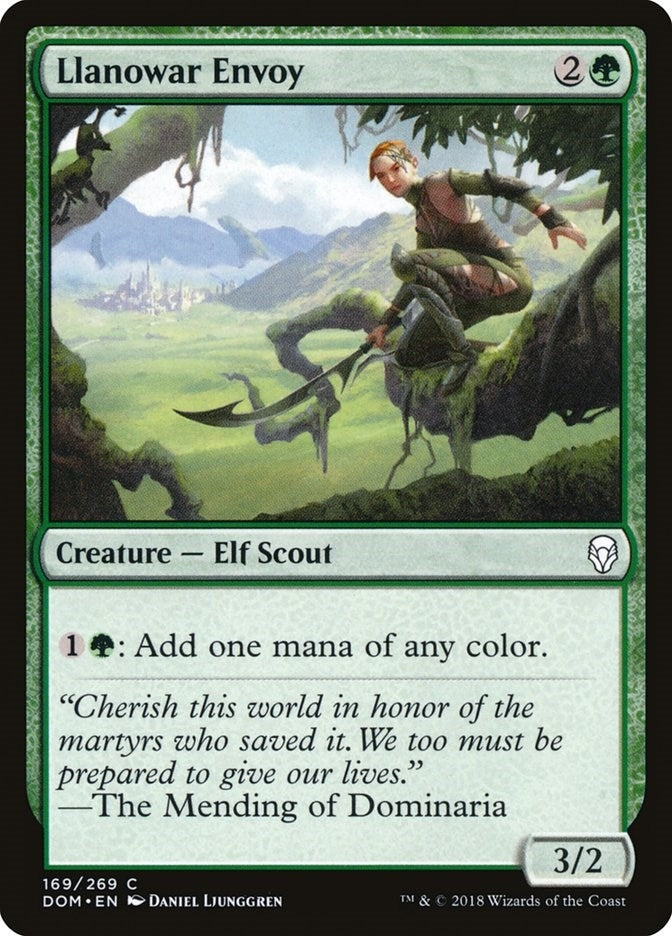 Image for Llanowar Envoy (169) [Dominaria]