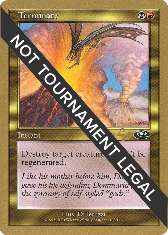 Image for Terminate - 2001 Tom van de Logt (PLS) - Magic: The Gathering
