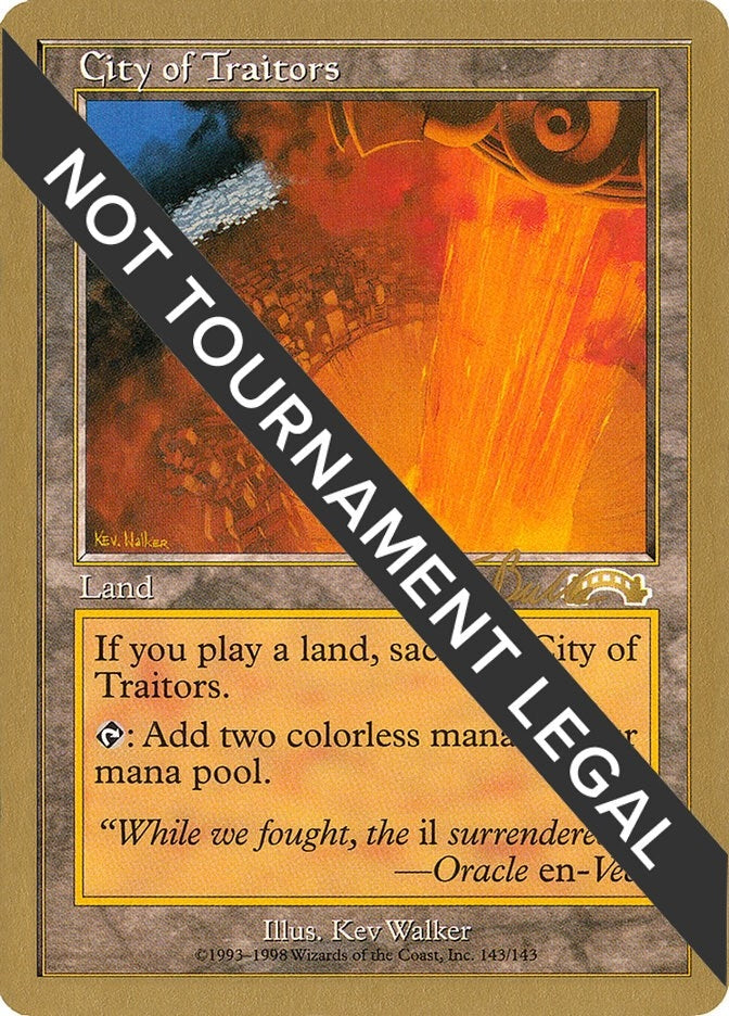 Image for City of Traitors - 1999 Kai Budde (EXO) [World Championship Decks]