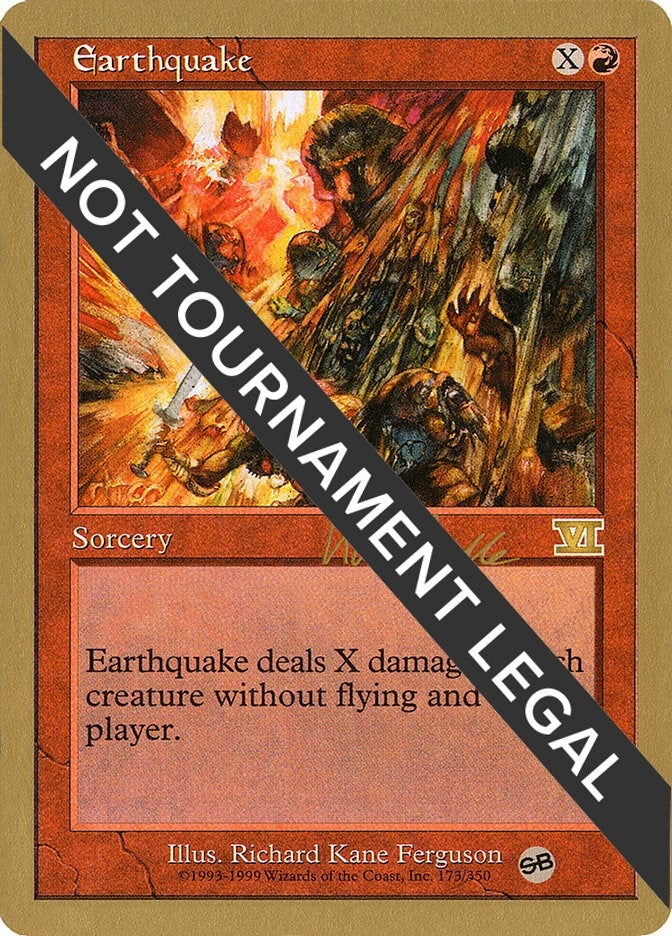 Image for Earthquake - 1999 Kai Budde (6ED) (SB) [World Championship Decks]