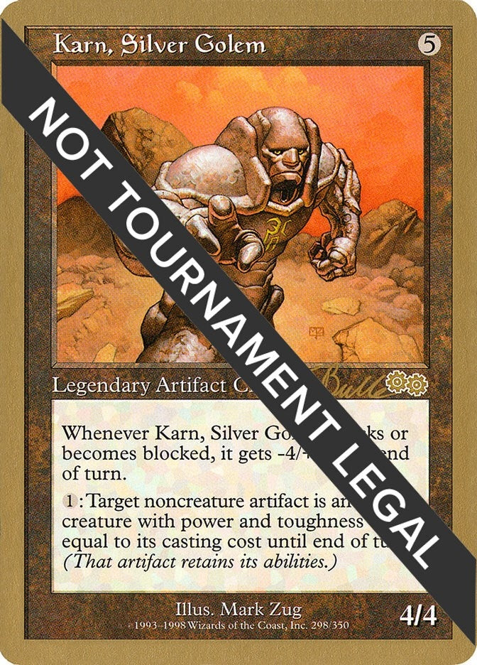 Image for Karn, Silver Golem - 1999 Kai Budde (USG) [World Championship Decks]