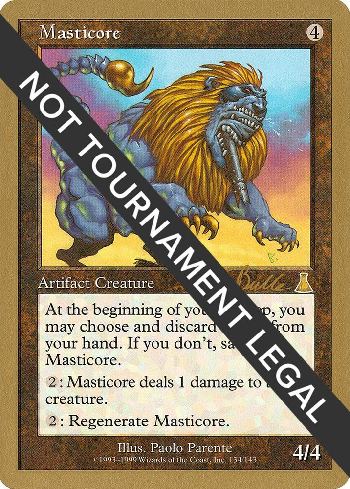 Image for Masticore - 1999 Kai Budde (UDS) [World Championship Decks]