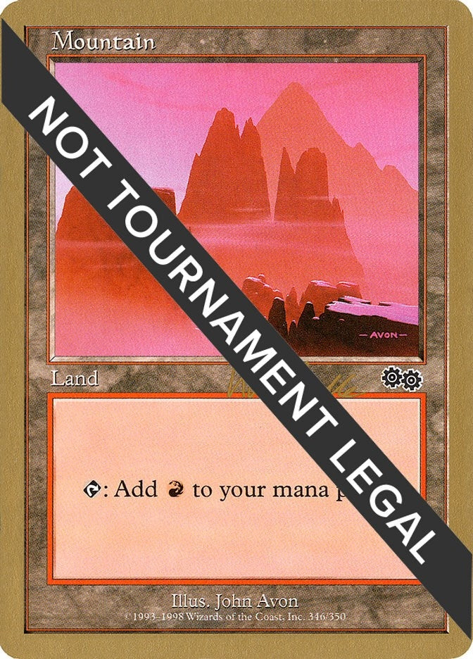 Image for Mountain (346) - 1999 Kai Budde (USG) [World Championship Decks]