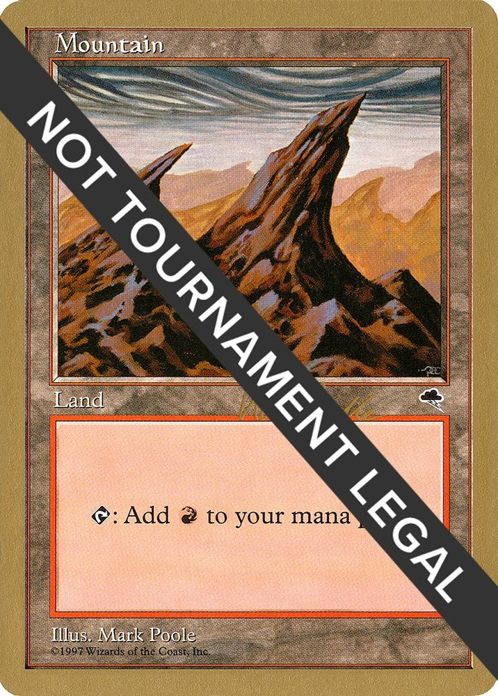 Image for Mountain (Right) - 1999 Kai Budde (TMP) [World Championship Decks]