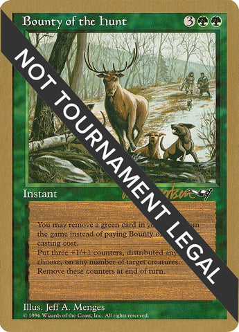 Image for Bounty of the Hunt - 1997 Svend Geertsen (ALL) (SB) [World Championship Decks]