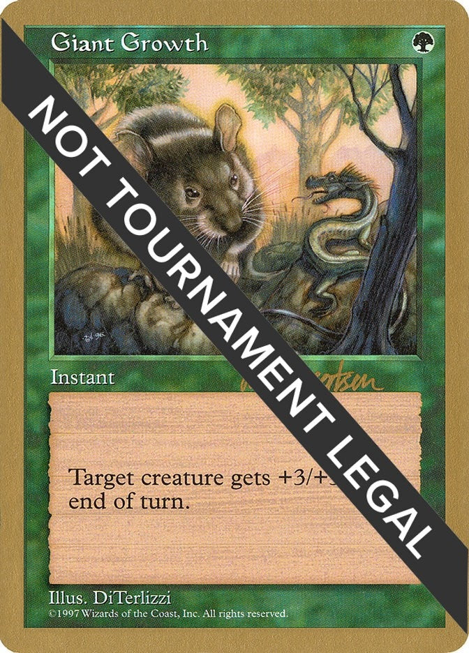 Image for Giant Growth - 1997 Svend Geertsen (5ED) [World Championship Decks]