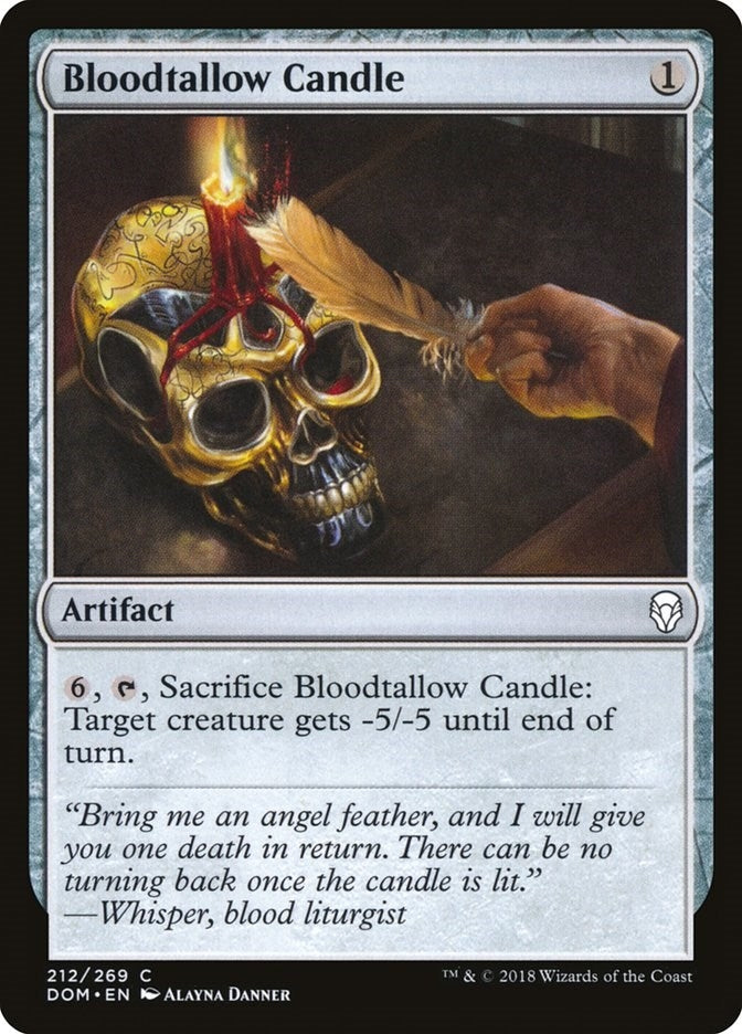 Image for Bloodtallow Candle (212) [Dominaria]