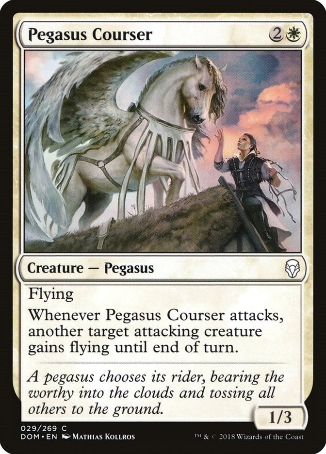 Image for Pegasus Courser (29) [Dominaria]
