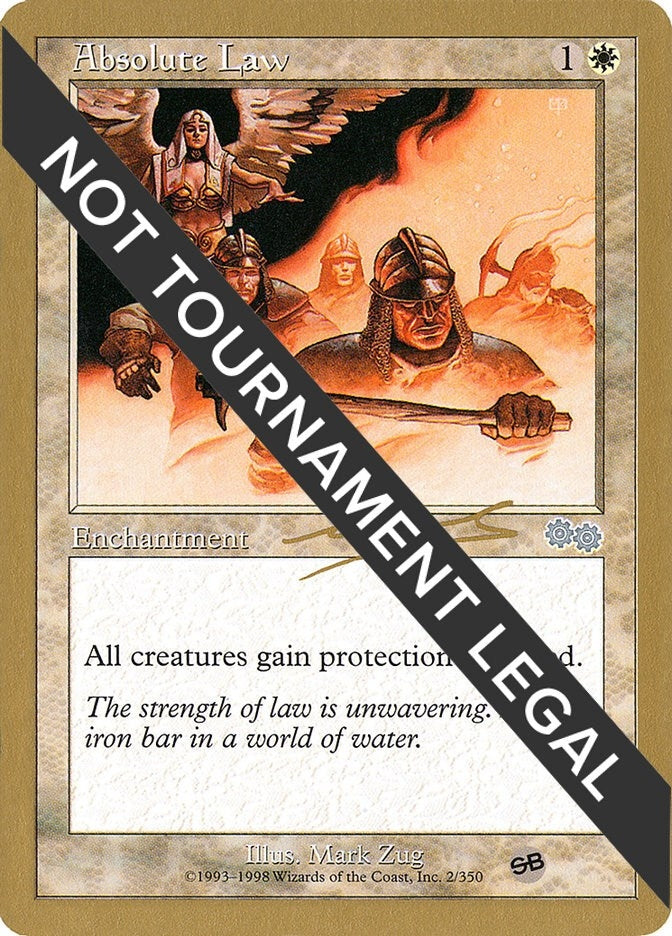 Image for Absolute Law - 2000 Nicolas Labarre (USG) (SB) [World Championship Decks]