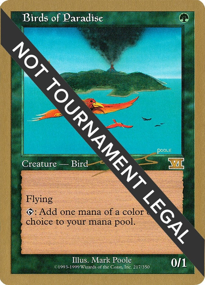 Image for Birds of Paradise - 2000 Nicolas Labarre (6ED) [World Championship Decks]