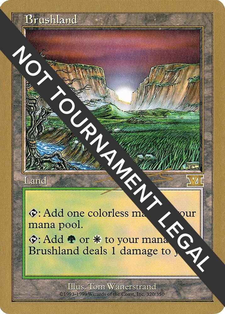 Image for Brushland - 2000 Nicolas Labarre (6ED) [World Championship Decks]