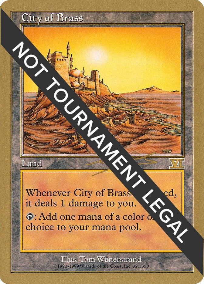 Image for City of Brass - 2000 Nicolas Labarre (6ED) [World Championship Decks]