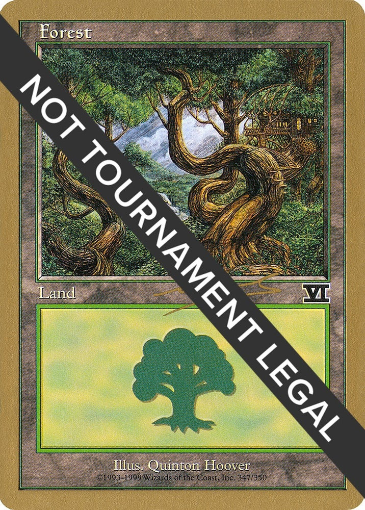 Image for Forest (347) - 2000 Nicolas Labarre (6ED) [World Championship Decks]