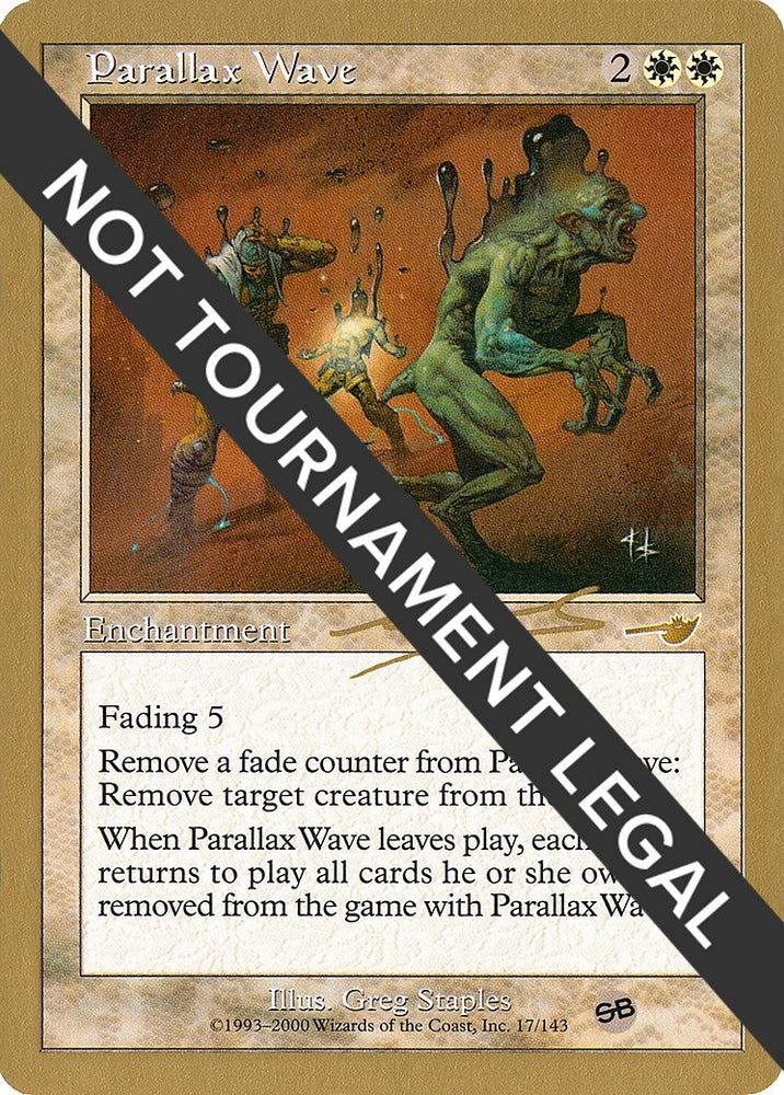Image for Parallax Wave - 2000 Nicolas Labarre (NMS) (SB) [World Championship Decks]