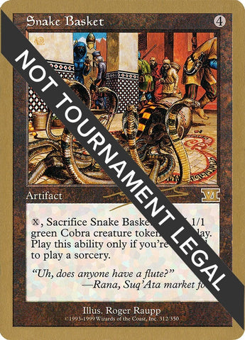 Image for Snake Basket - 2000 Nicolas Labarre (6ED) [World Championship Decks]