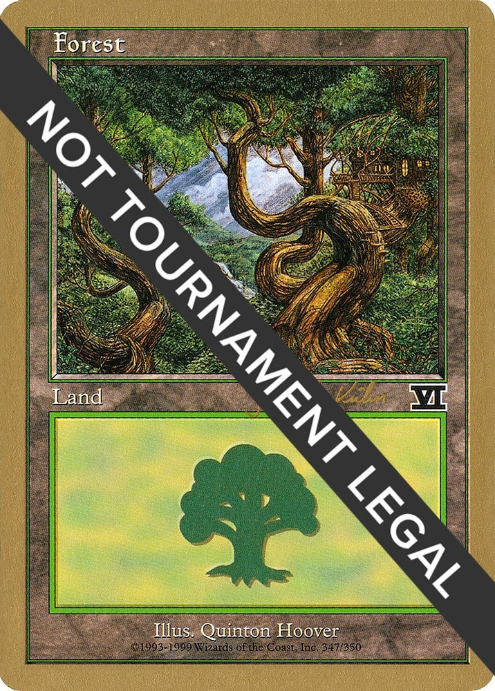 Image for Forest (347) - 2000 Janosch Kuhn (6ED) [World Championship Decks]