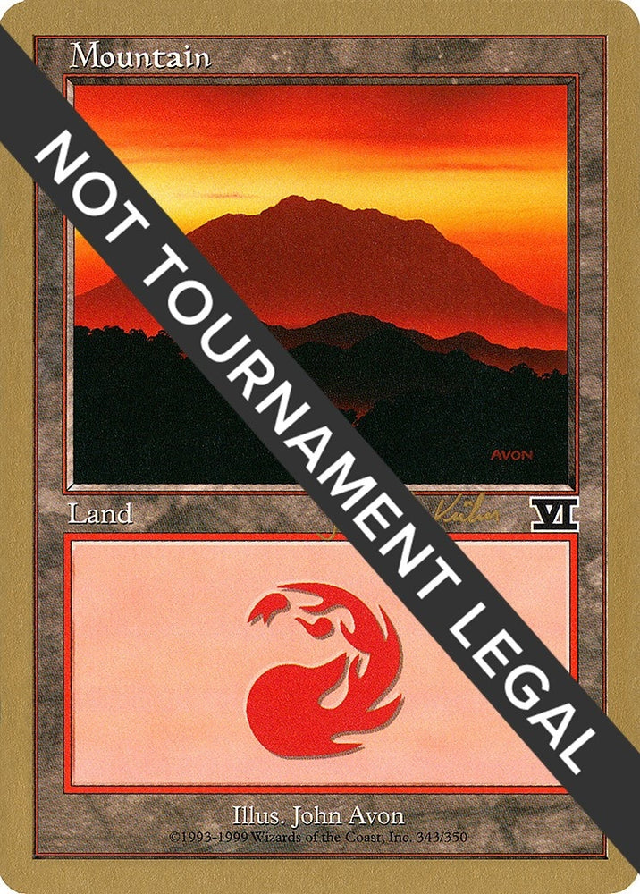 Image for Mountain (343) - 2000 Janosch Kuhn (6ED) [World Championship Decks]