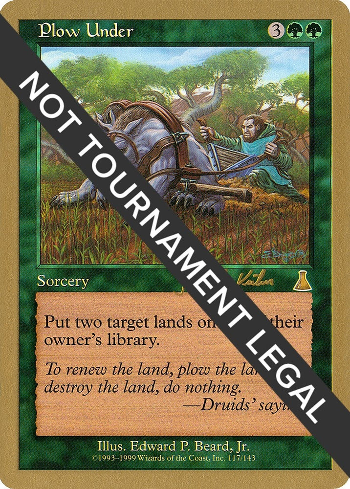 Image for Plow Under - 2000 Janosch Kuhn (UDS) - Magic: The Gathering