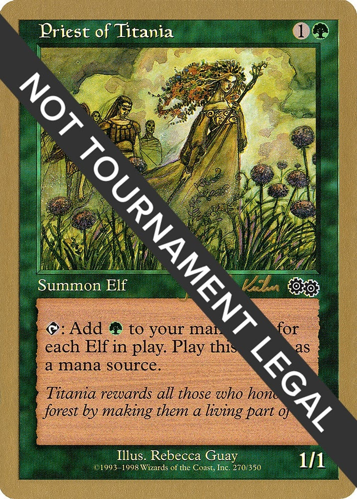 Image for Priest of Titania - 2000 Janosch Kuhn (USG) [World Championship Decks]