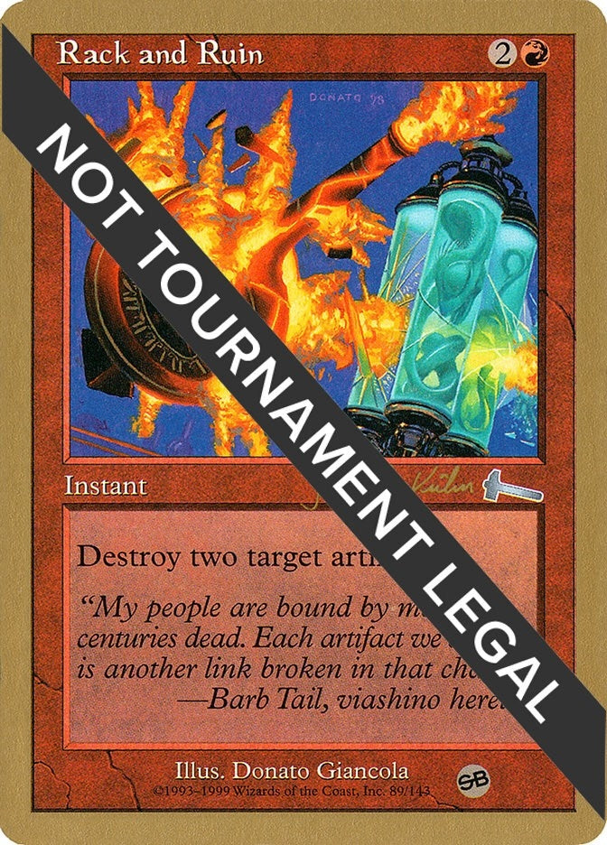 Image for Rack and Ruin - 2000 Janosch Kuhn (ULG) (SB) - Magic: The Gathering