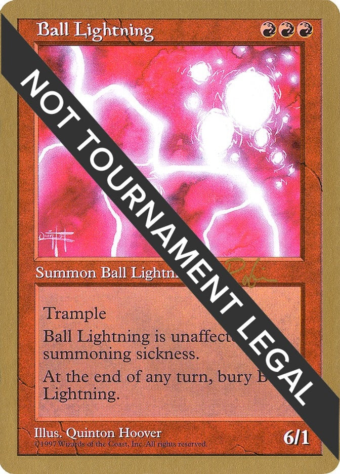 Image for Ball Lightning - 1998 Ben Rubin (5ED) [World Championship Decks]
