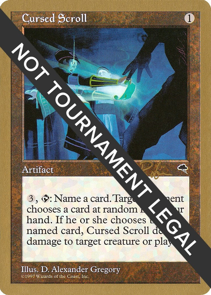 Image for Cursed Scroll - 1998 Ben Rubin (TMP) [World Championship Decks]
