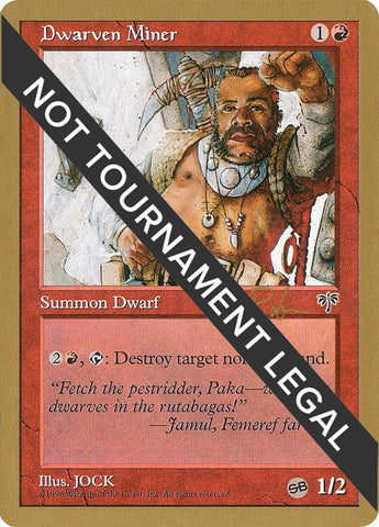 Image for Dwarven Miner - 1998 Ben Rubin (MIR) (SB) [World Championship Decks]