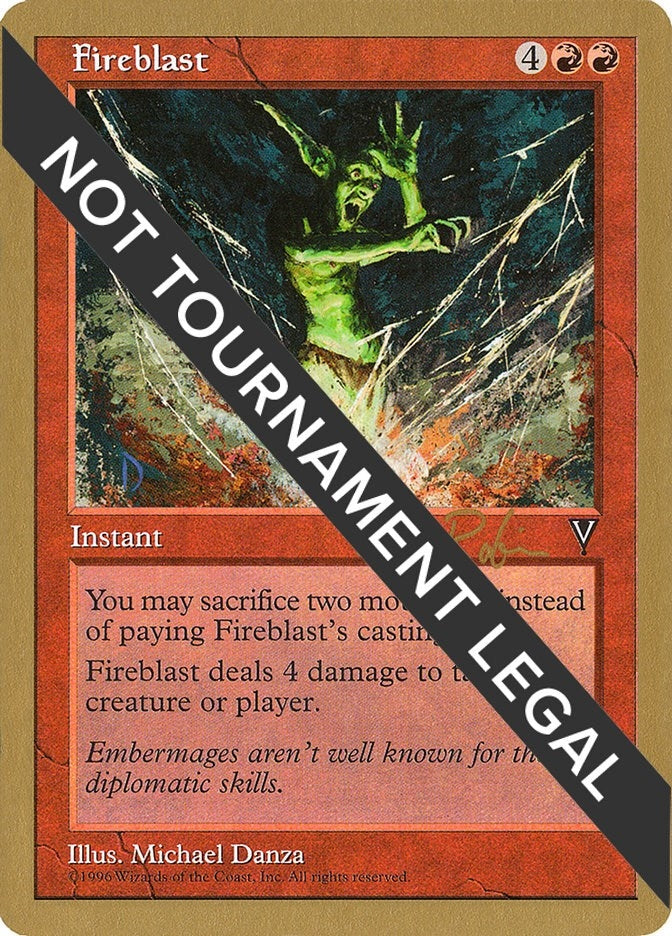 Image for Fireblast - 1998 Ben Rubin (VIS) [World Championship Decks]