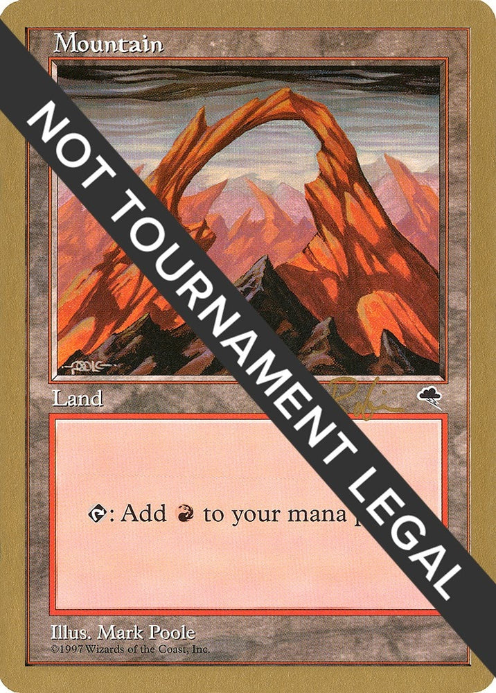 Image for Mountain (Joined) - 1998 Ben Rubin (TMP) [World Championship Decks]