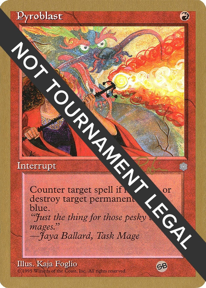 Image for Pyroblast - 1998 Ben Rubin (ICE) (SB) - Magic: The Gathering