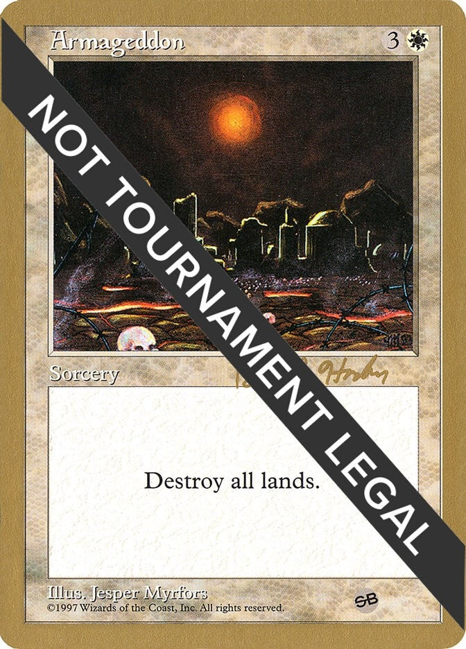 Image for Armageddon - 1998 Brian Hacker (5ED) (SB) [World Championship Decks]