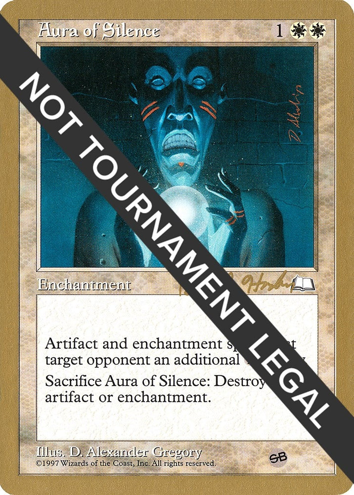 Image for Aura of Silence - 1998 Brian Hacker (WTH) (SB) [World Championship Decks]