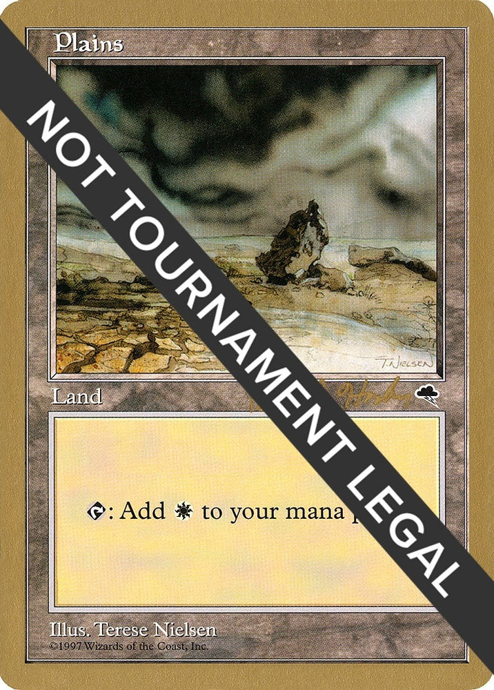 Image for Plains (Rocks) - 1998 Brian Hacker (TMP) [World Championship Decks]