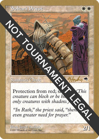 Image for Soltari Priest - 1998 Brian Hacker (TMP) [World Championship Decks]