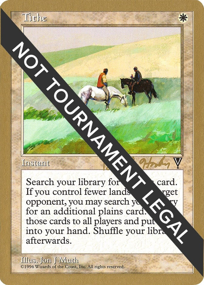 Image for Tithe - 1998 Brian Hacker (VIS) - Magic: The Gathering