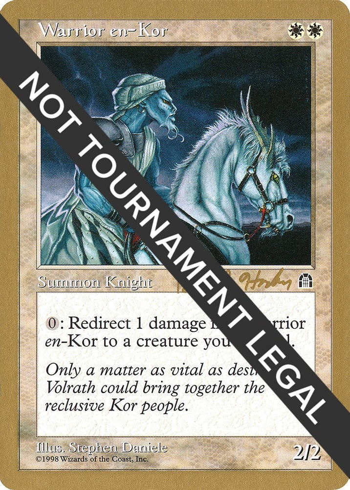 Image for Warrior en-Kor - 1998 Brian Hacker (STH) - Magic: The Gathering