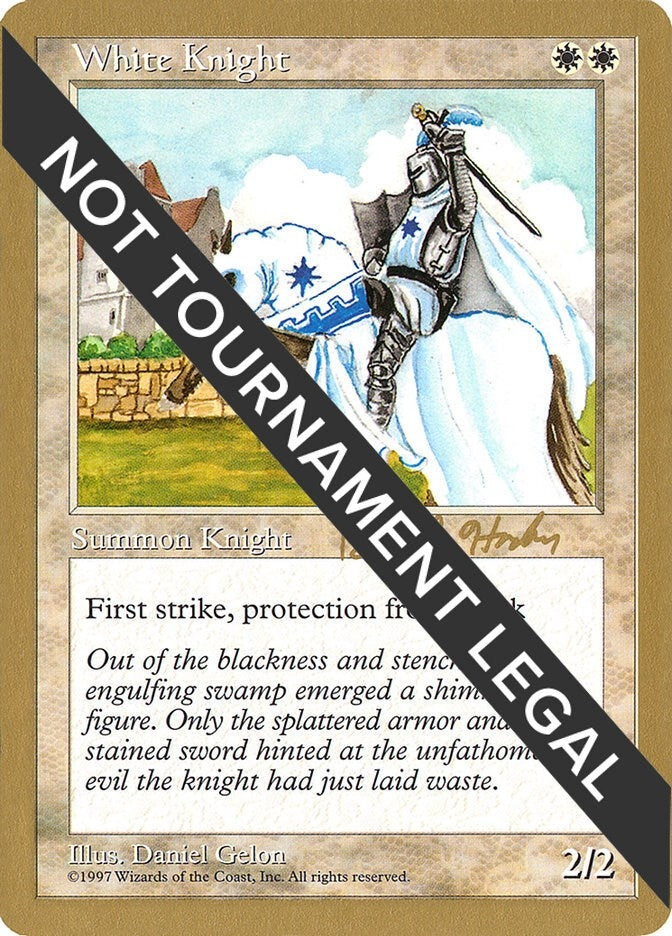 Image for White Knight - 1998 Brian Hacker (5ED) [World Championship Decks]