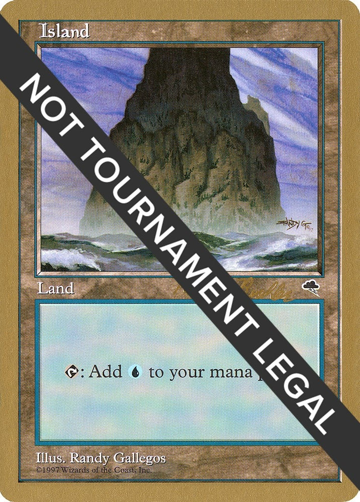 Image for Island (Spire) - 1998 Randy Buehler (TMP) [World Championship Decks]