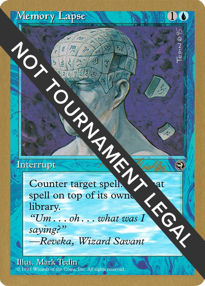 Image for Memory Lapse - 1998 Randy Buehler (HML) [World Championship Decks]
