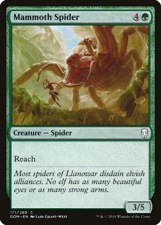 Image for Mammoth Spider (171) [Dominaria]