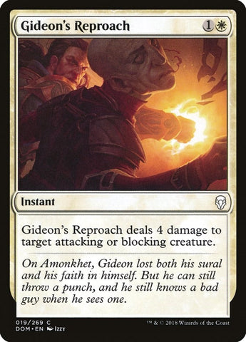 Image for Gideon's Reproach (19) [Dominaria]