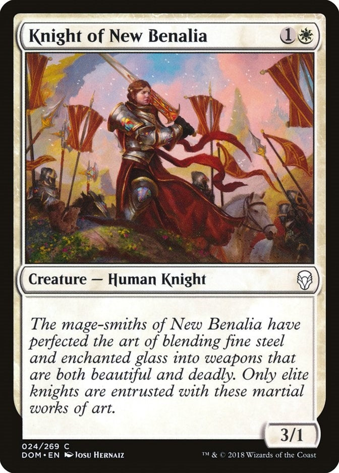 Image for Knight of New Benalia (24) [Dominaria]