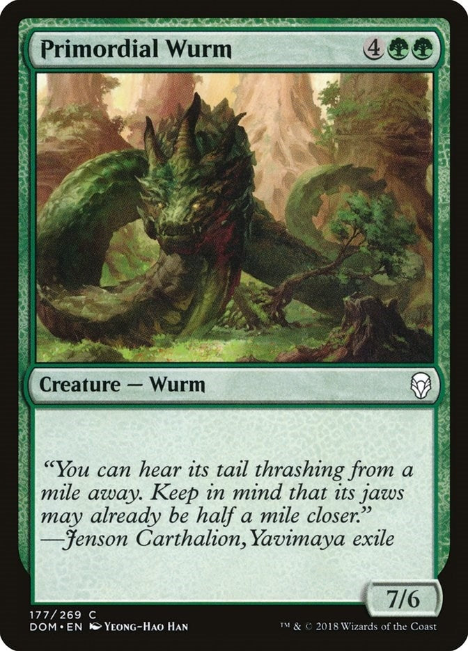 Image for Primordial Wurm (177) [Dominaria]