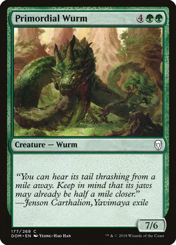 Image for Primordial Wurm (177) [Dominaria]